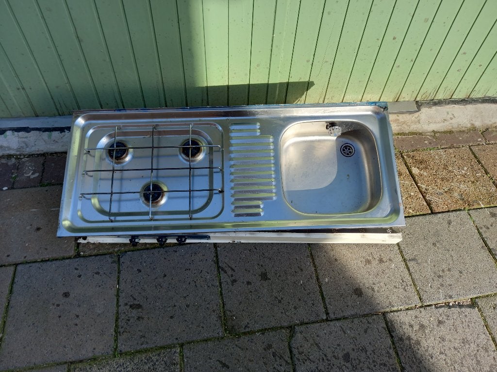 Spoelbak camper keuken, Ophalen of Verzenden, Gebruikt