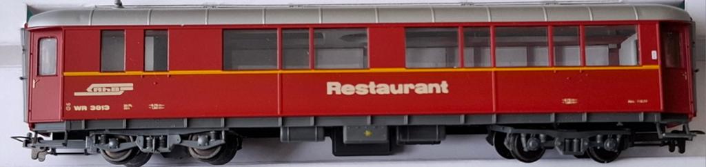 Bemo 3274-113 Restauratierijtuig WR 3813 1e kl.  NIEUW., Overige merken, Gelijkstroom, Ophalen of Verzenden, Analoog