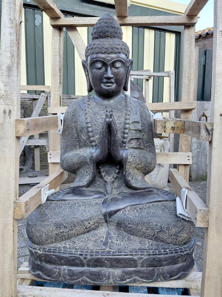 Boeddha lavasteen 110cm!!, Tuin en Terras, Tuinbeelden, Ophalen, Www.ibizasfeer.nl, Nieuw, Info@ibizasfeer.nl