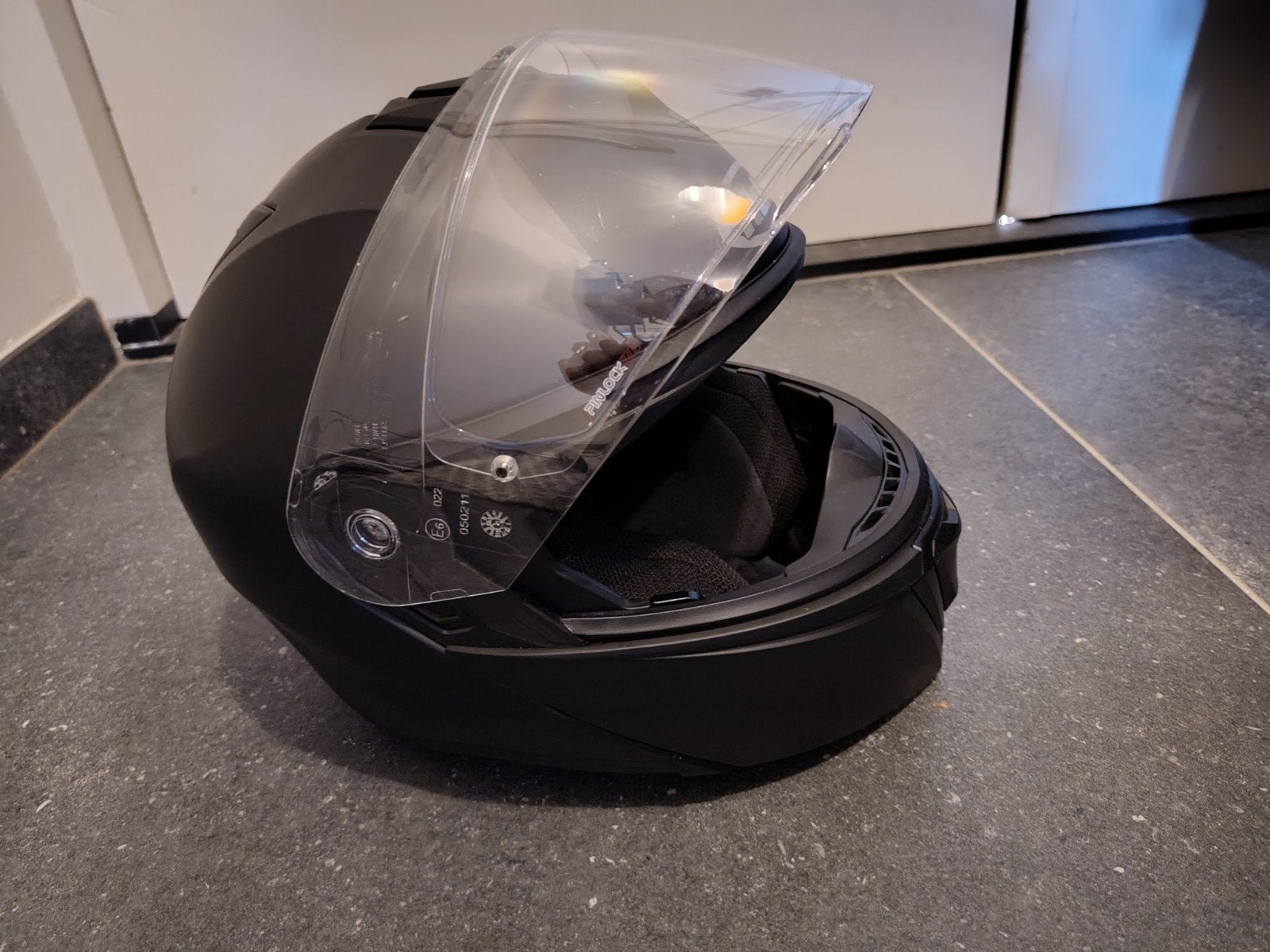 HJC i90 Systeemhelm - Maat L (58-59 cm) mat zwart, krasvrij, Motoren, Ophalen, Systeemhelm, Heren, HJC