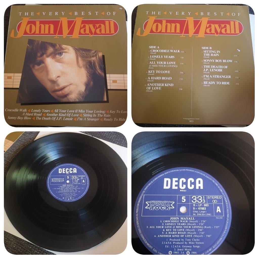 John Mayall - The Very Best of John Mayall 1983/VG+, Cd's en Dvd's, Gebruikt, 1980 tot heden, Overige formaten, Ophalen of Verzenden