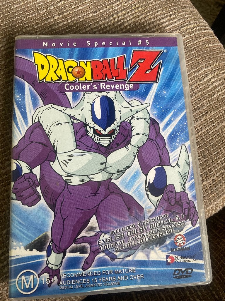 Dragon Ball Z: Cooler's Revenge DVD (Anime), Gebruikt, Tekenfilm, Anime (Japans), Engels