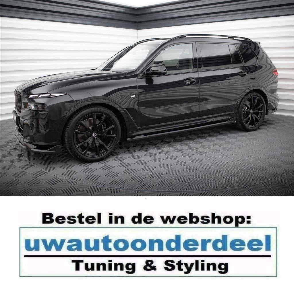 Maxton Design Spoiler Splitter Lip Bmw X7 G07 M Pack Facelif, Auto diversen, Tuning en Styling, Verzenden