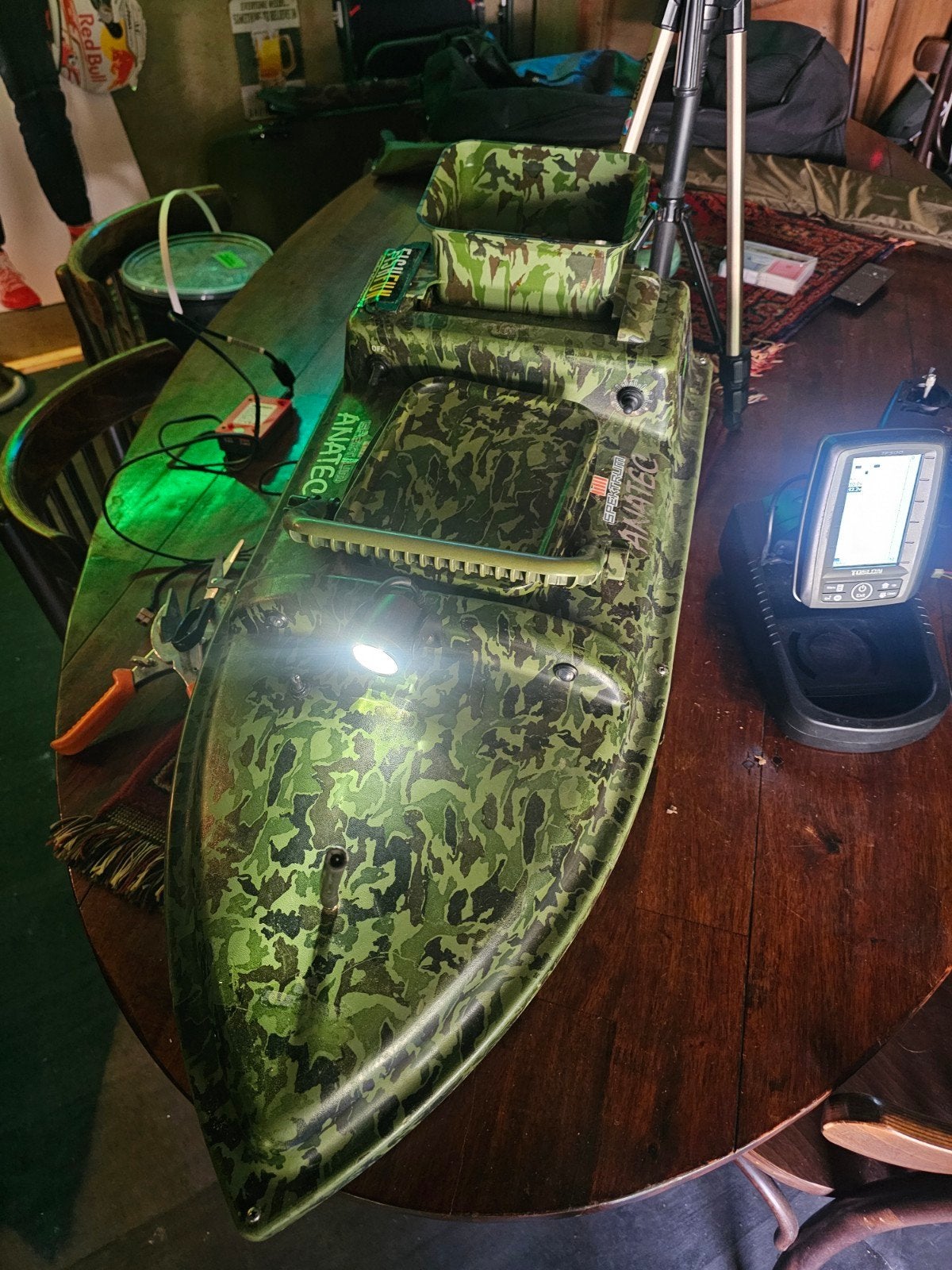 Anatec voerboot met toslon 500 dieptemeter, Watersport en Boten, Ophalen of Verzenden, Gebruikt