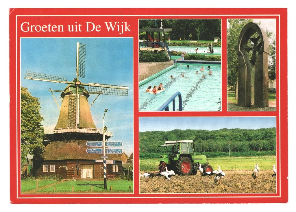 984028 De Wijk Dr 80+ Gelopen met Postzegel, Verzamelen, Ophalen of Verzenden, 1980 tot heden, Gelopen, Drenthe