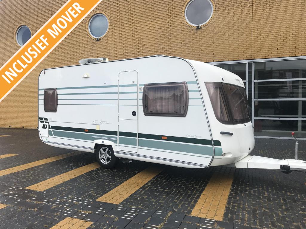 Chateau Cantara 490 FHU Fransbed + Rondzit MOVER, Caravans en Kamperen, Caravans, Chateau, Rondzit, Bedrijf, Schokbreker