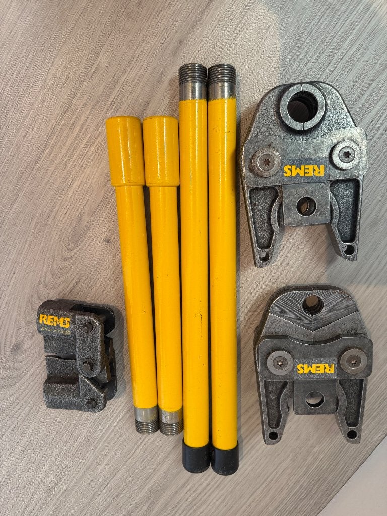 Te koop: complete REMS Eco-Press set in zeer nette staat., Ophalen of Verzenden, Zo goed als nieuw, Gereedschapsset