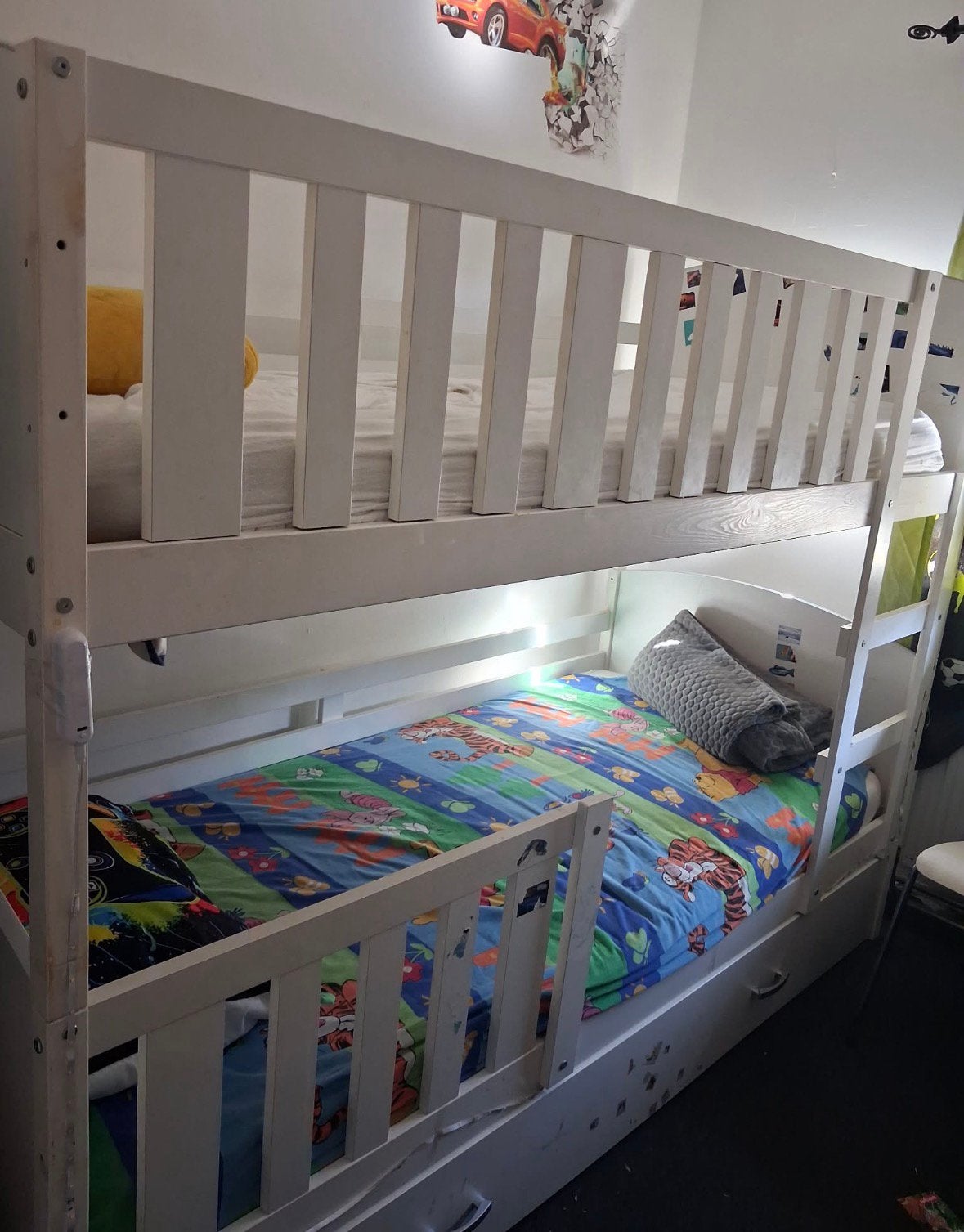 Stapelbed zonder matrassen, Ophalen, 90 cm, Tweepersoons, 200 cm