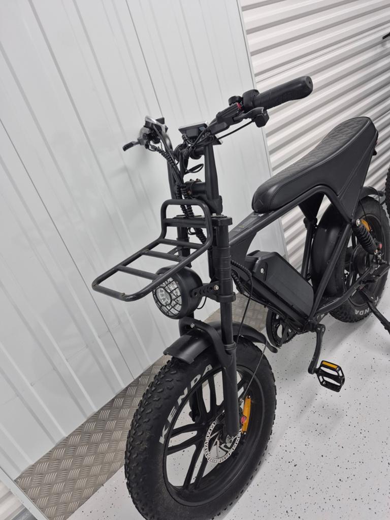Stoere Fatbike E-bike met Voorrek en Dikke Banden, Overige merken, Gebruikt, Ophalen of Verzenden, 51 tot 55 cm