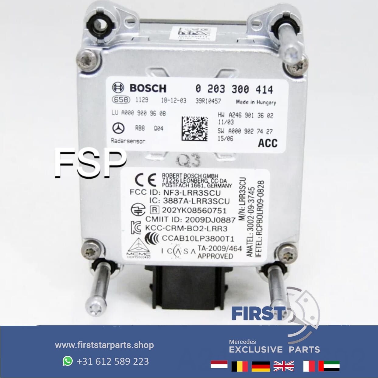 A2469013602 RADAR SENSOR W176 W246 W117 W156 W447 W205 W166, Auto-onderdelen, Gebruikt, -, Ophalen of Verzenden, -