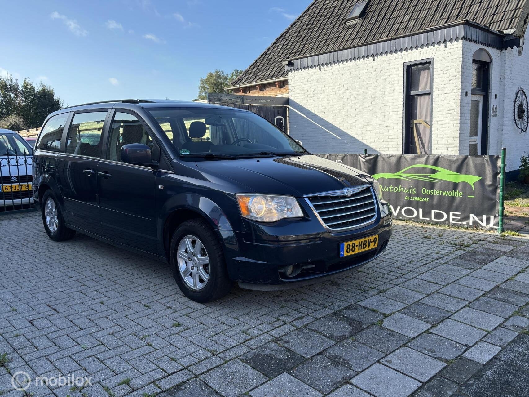 Chrysler Grand Voyager 3.8 V6 AUTOMAAT | NW APK | 7 persoons, Auto's, 450 kg, Gebruikt, Grand Voyager, Blauw