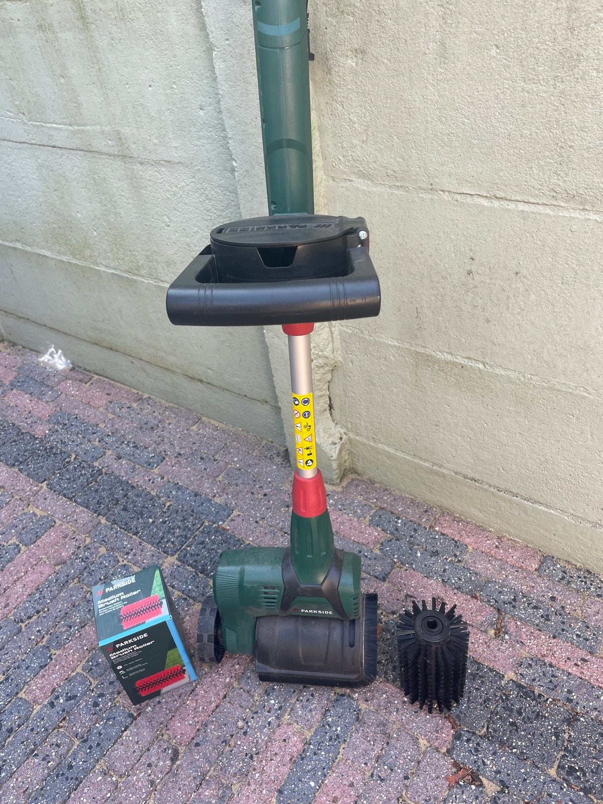 Parkside Terrasreiniger / Onkruidborstel met accessoires, Ophalen, Gebruikt, Elektrisch