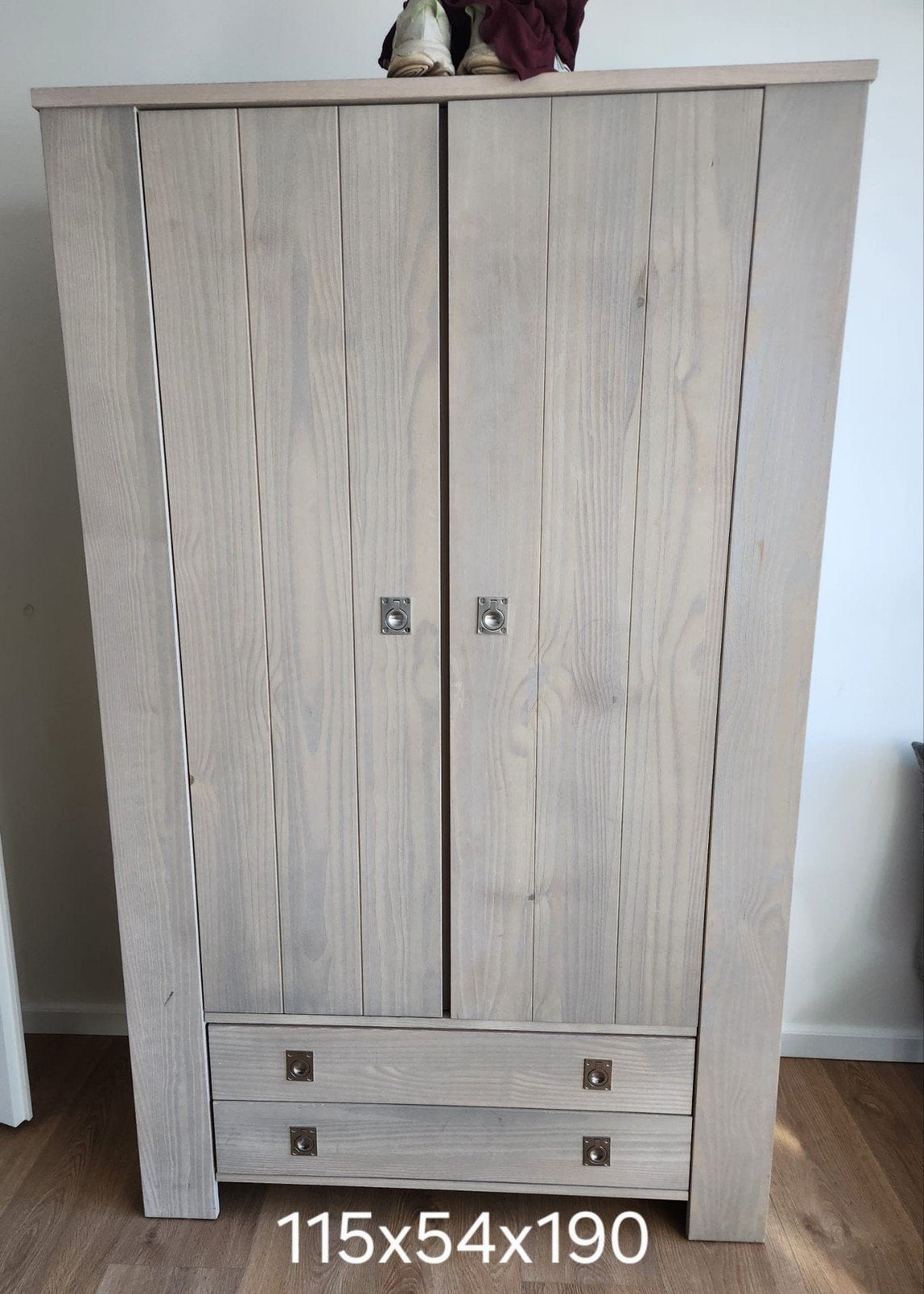 Bopita - Kledingkast Baby 2 Deurs, Kinderen en Baby's, Ophalen, 50 tot 70 cm, 100 cm of meer, 105 cm of meer