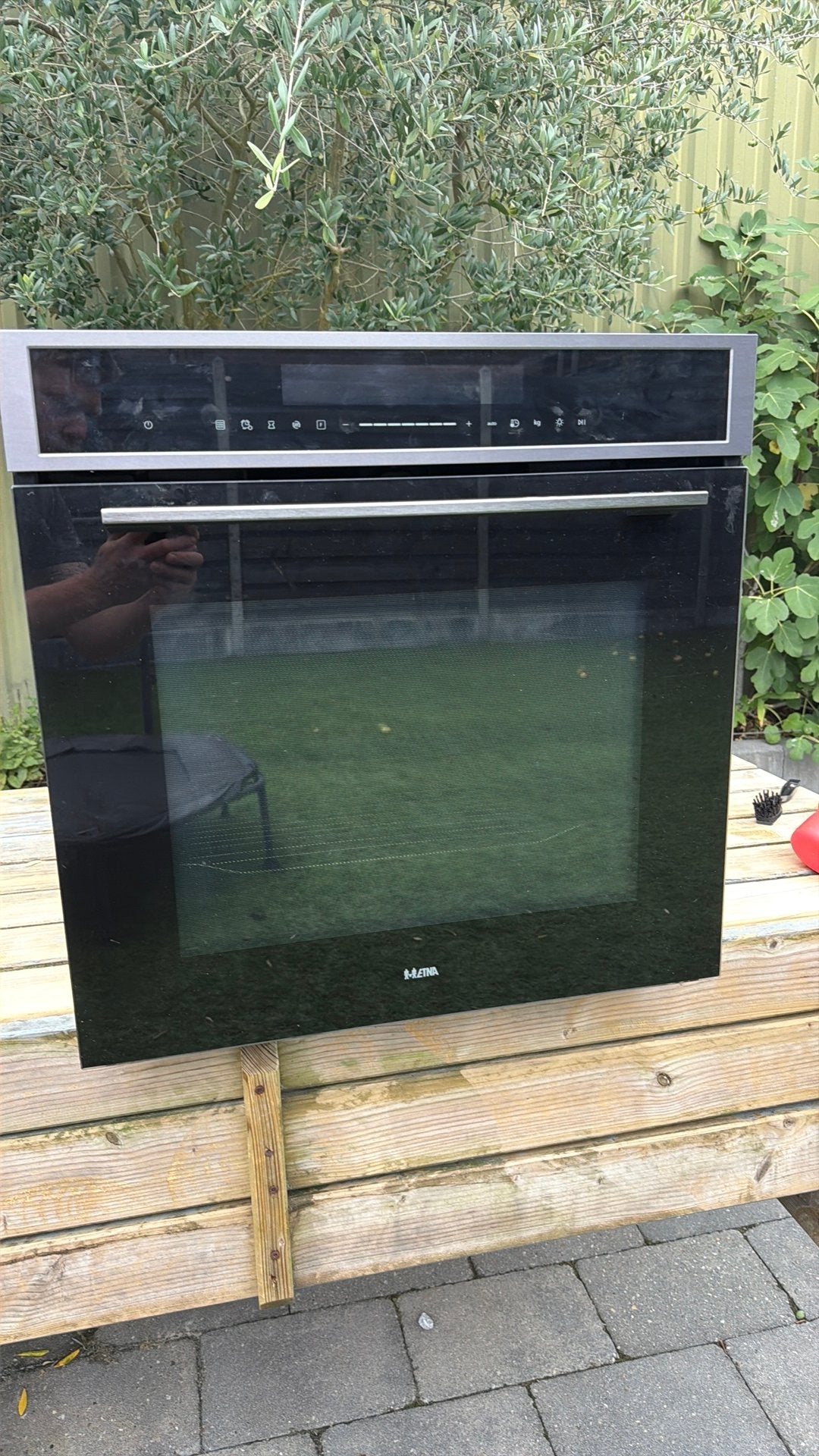 Etna MO670TI, Ophalen, Zo goed als nieuw, Inbouw, 55 tot 60 cm
