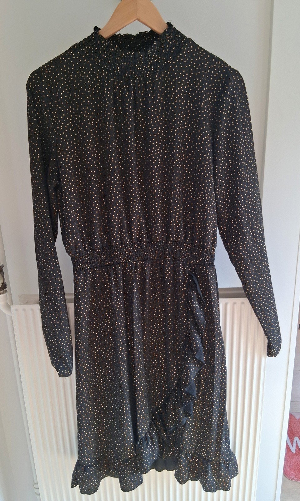 Zwarte met gouden stippen jurk!, Maat 38/40 (M), Meerkleurig, Party collection, Nieuw