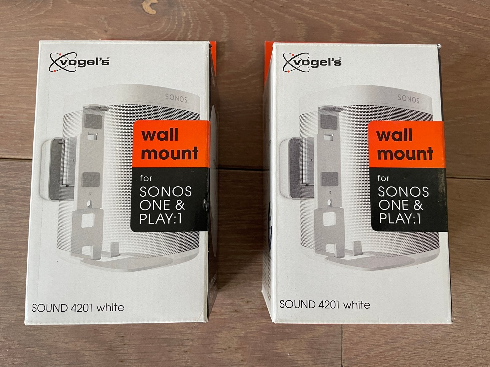 Vogel's Sound 4201 Witte Muurbeugel voor Sonos One & Play:1, Overige merken, Overige typen, Ophalen of Verzenden, Zo goed als nieuw