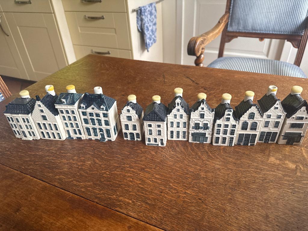 12 KLM huisjes, Verzamelen, KLM Huisjes, Ophalen, Zo goed als nieuw, 1 t/m 20, Gevuld
