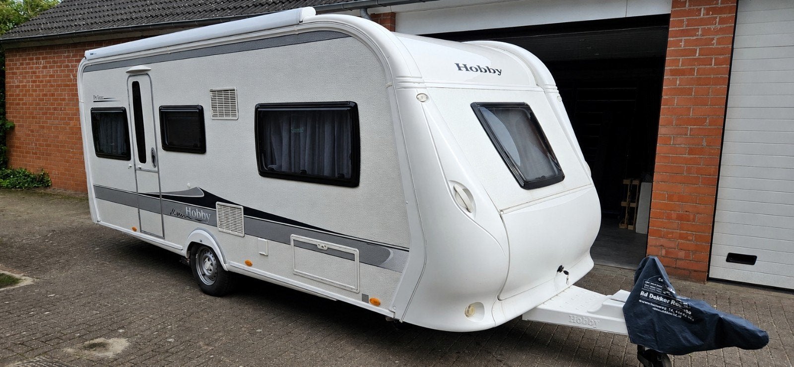 Hobby De Luxe 495 UL - Bouwjaar 2013 - zeer nette staat, Caravans en Kamperen, Rondzit, Hobby, 4 tot 5 meter, Tot en met 4
