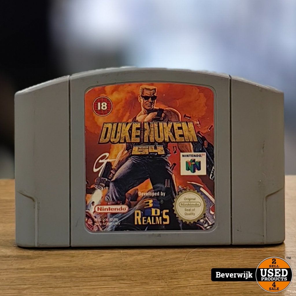 Duke Nukem 64 | Nintendo 64 Game, Spelcomputers en Games, Nintendo, Gebruikt, Support@nintendo.com, 11-1 Hokotate-cho, Kamitoba, Minami-ku
Kyoto 601-8501
Japan