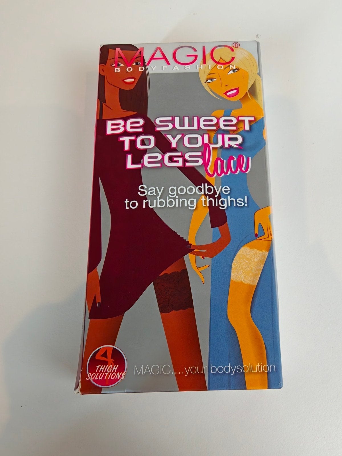 MAGIC BODYFASHION Be Sweet To Your Legs dijbanden kant 3XL, Magic Bodyfashion, Verzenden, Wit, Overige typen