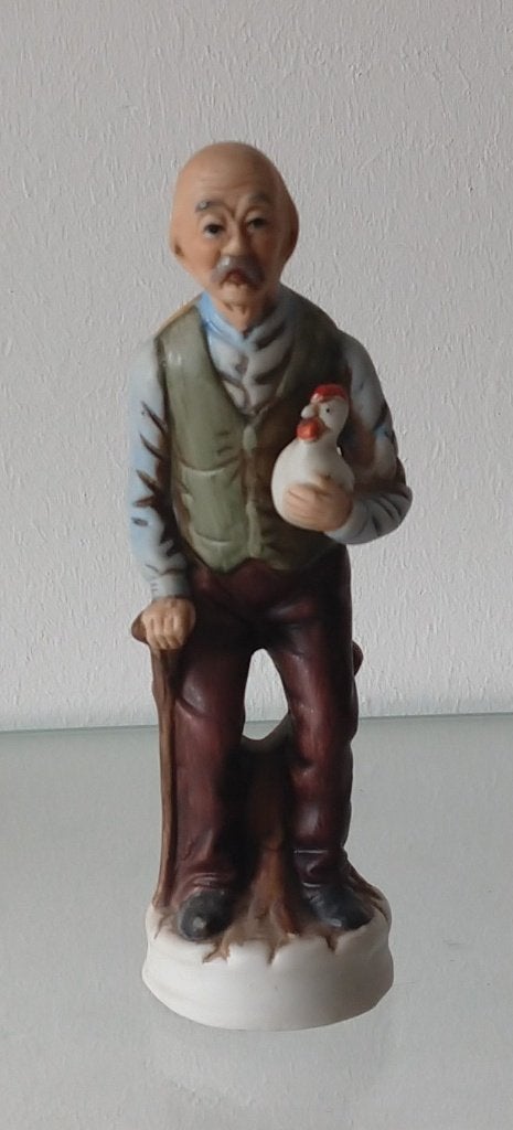 porseleinen beeldje Capodimonte vintage, volgnr 27, Verzamelen, Beelden en Beeldjes, Ophalen of Verzenden, Zo goed als nieuw, Mens