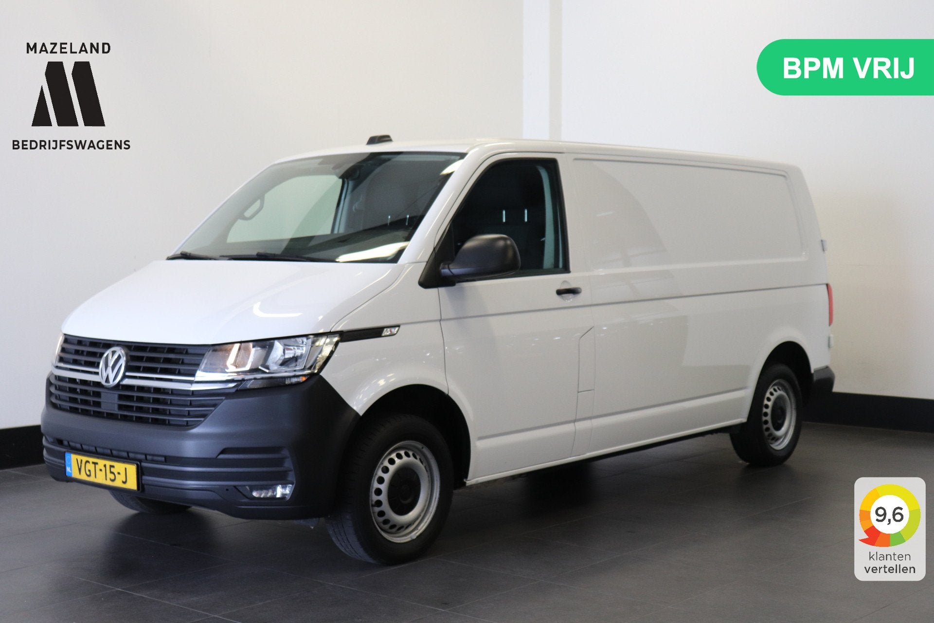 Volkswagen Transporter 2.0 TDI 150PK L2 - EURO 6 - Airco - N, Voorwielaandrijving, Gebruikt, 4 cilinders, 150 pk