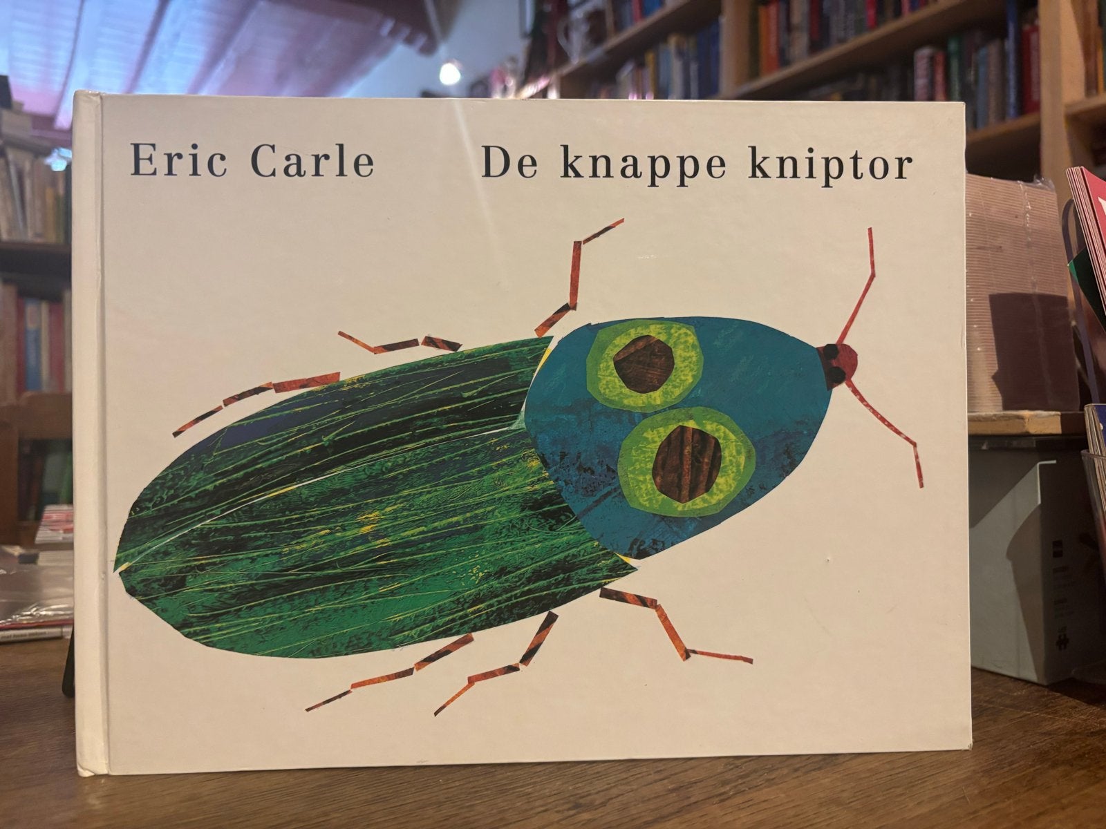 De knappe kniptor - Eric Carle (met krekelgeluid), Fictie algemeen, Jongen of Meisje, Ophalen of Verzenden, Zo goed als nieuw
