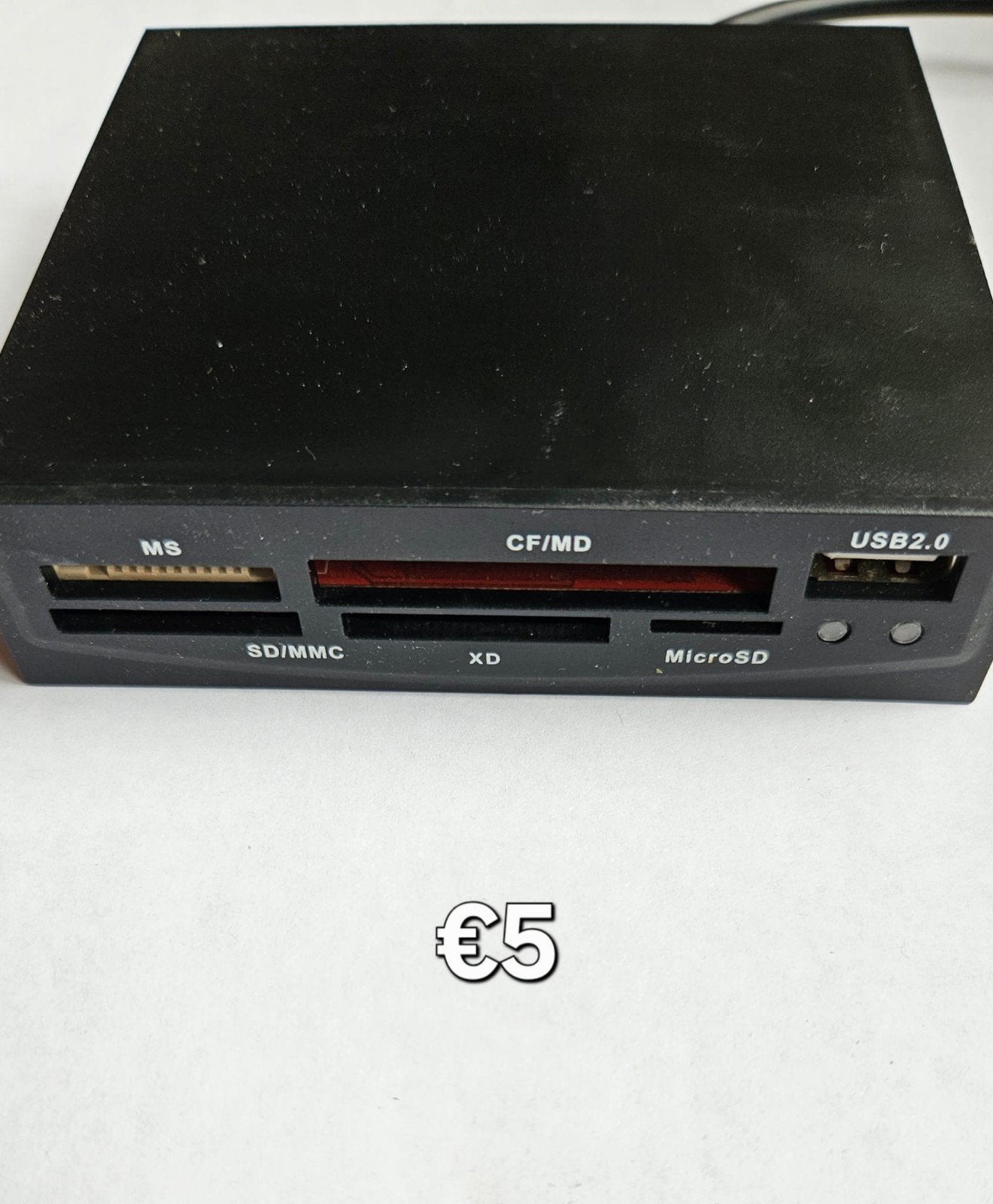 USB 2.0 Kaartlezer voor MS, CF/MD, SD/MMC, XD, MicroSD, Ophalen of Verzenden, Gebruikt, Onbekend