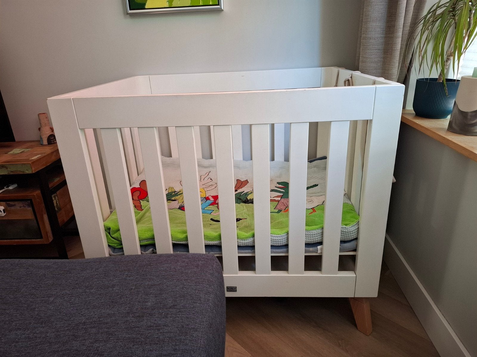 Box baby TWF Riva met boxkleed en boxzak van Jolein, Ophalen, Gebruikt, Minder dan 140 cm, Minder dan 70 cm