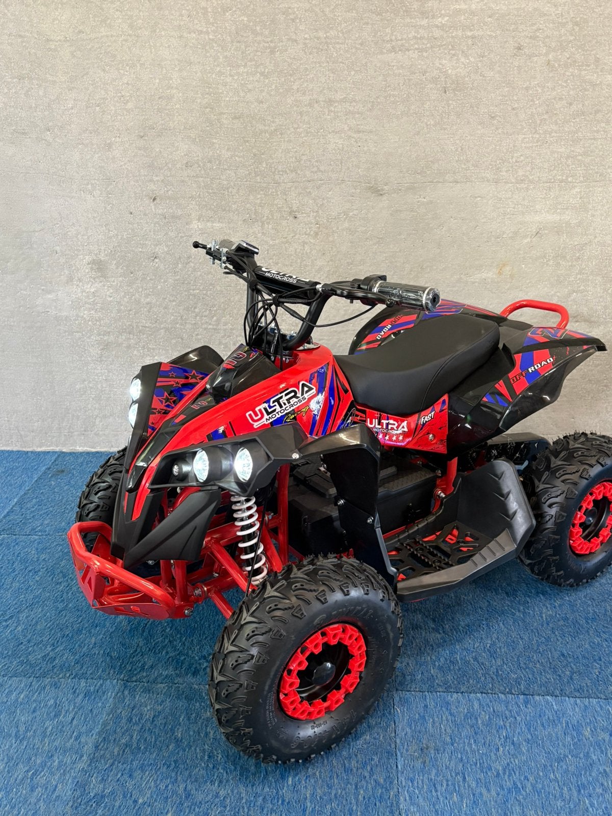Nieuwe Ultra 1200 watt 48V elektrische rode kinder quad, Ultra, Nieuw, Massakassa100@gmail.com, Massakassa