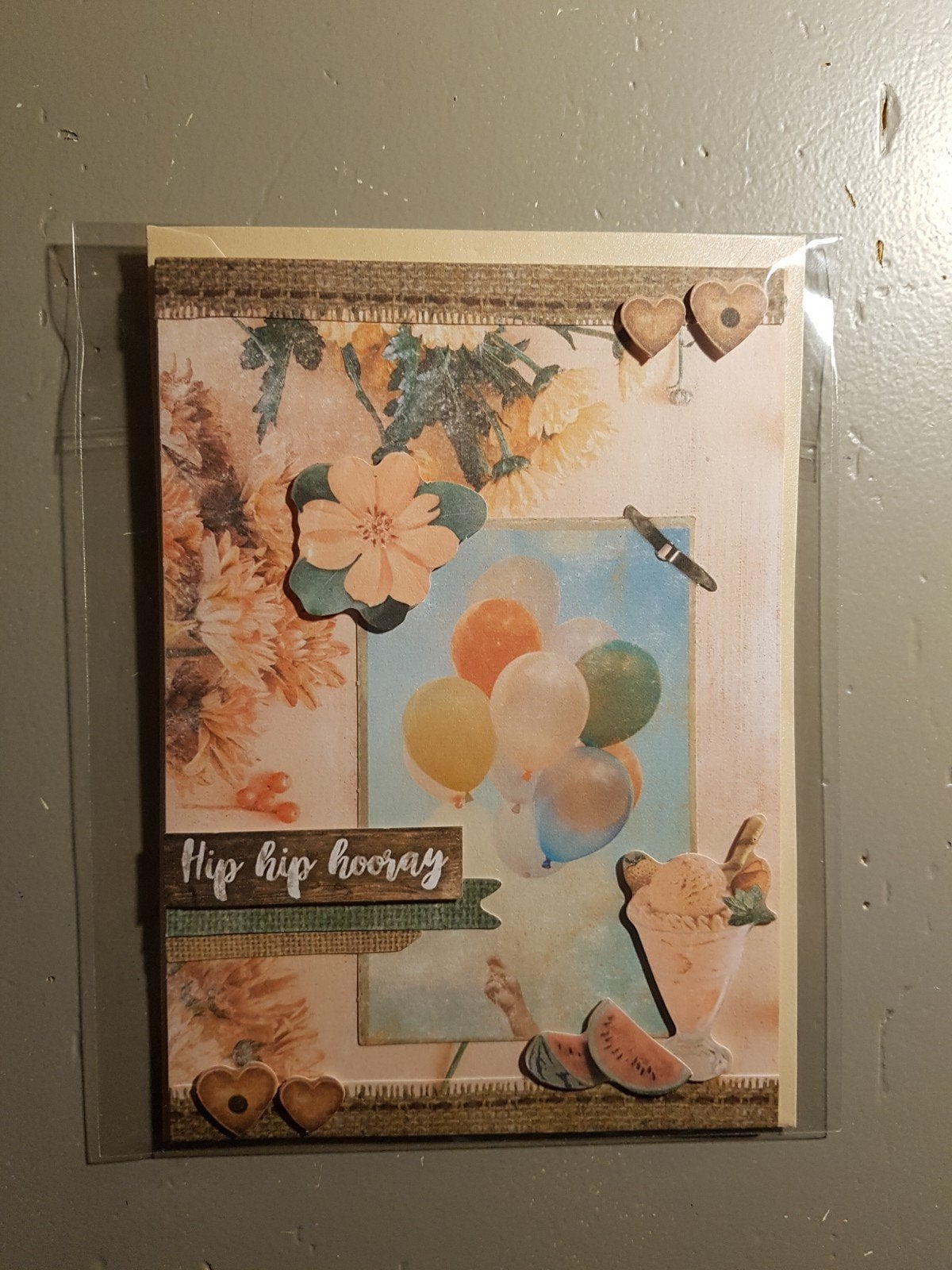 Kaartje verjaardag ballonnen, Ophalen of Verzenden, Nieuw, Overige thema's