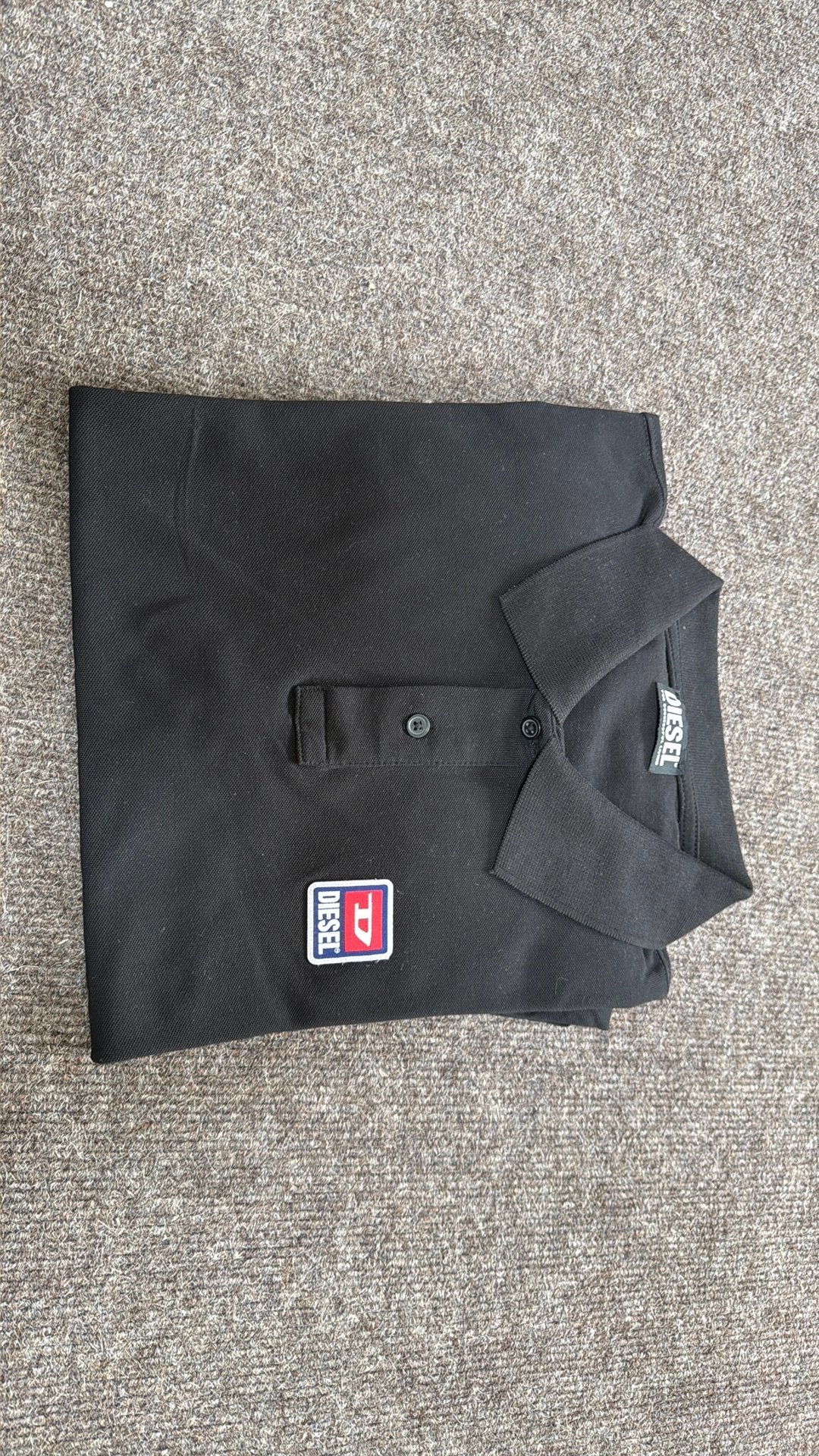Poloshirt Diesel, XL, Ophalen of Verzenden, Zo goed als nieuw, Maat 56/58 (XL), Zwart