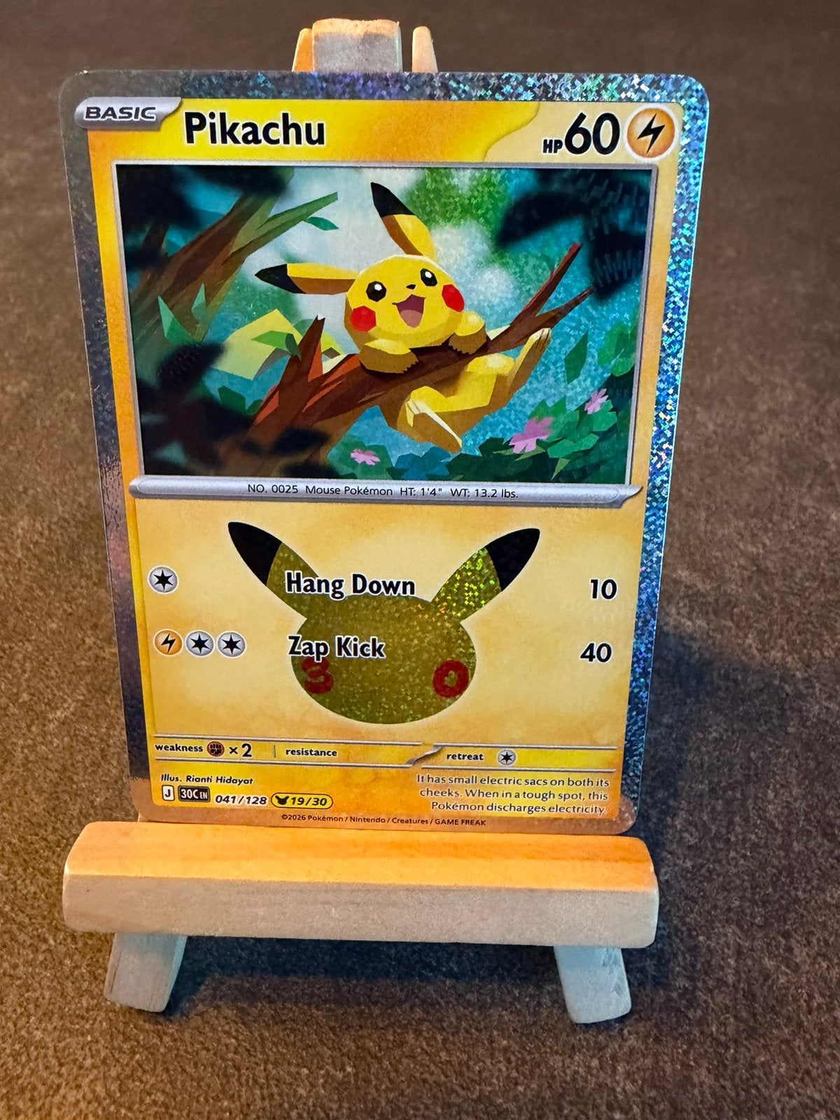 Pikachu 41 (19/30) Pokémon Celebration 30th, Ophalen of Verzenden, Zo goed als nieuw