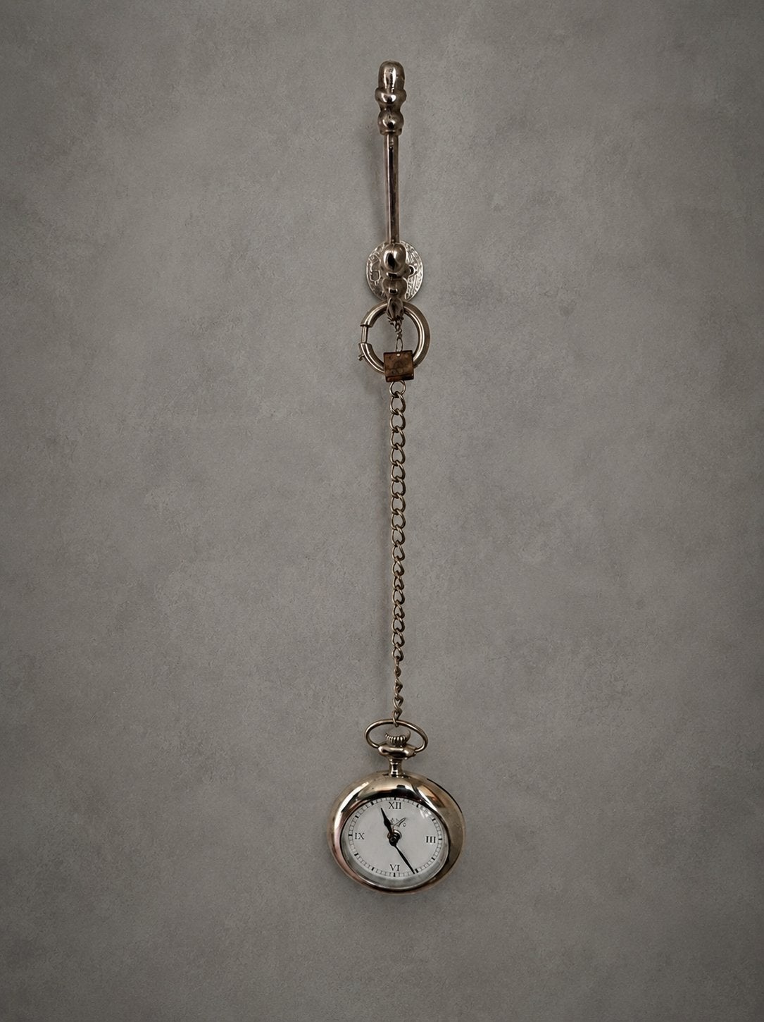 Riviera maison pocket watch met haak, Ophalen of Verzenden, Zo goed als nieuw, Wandklok