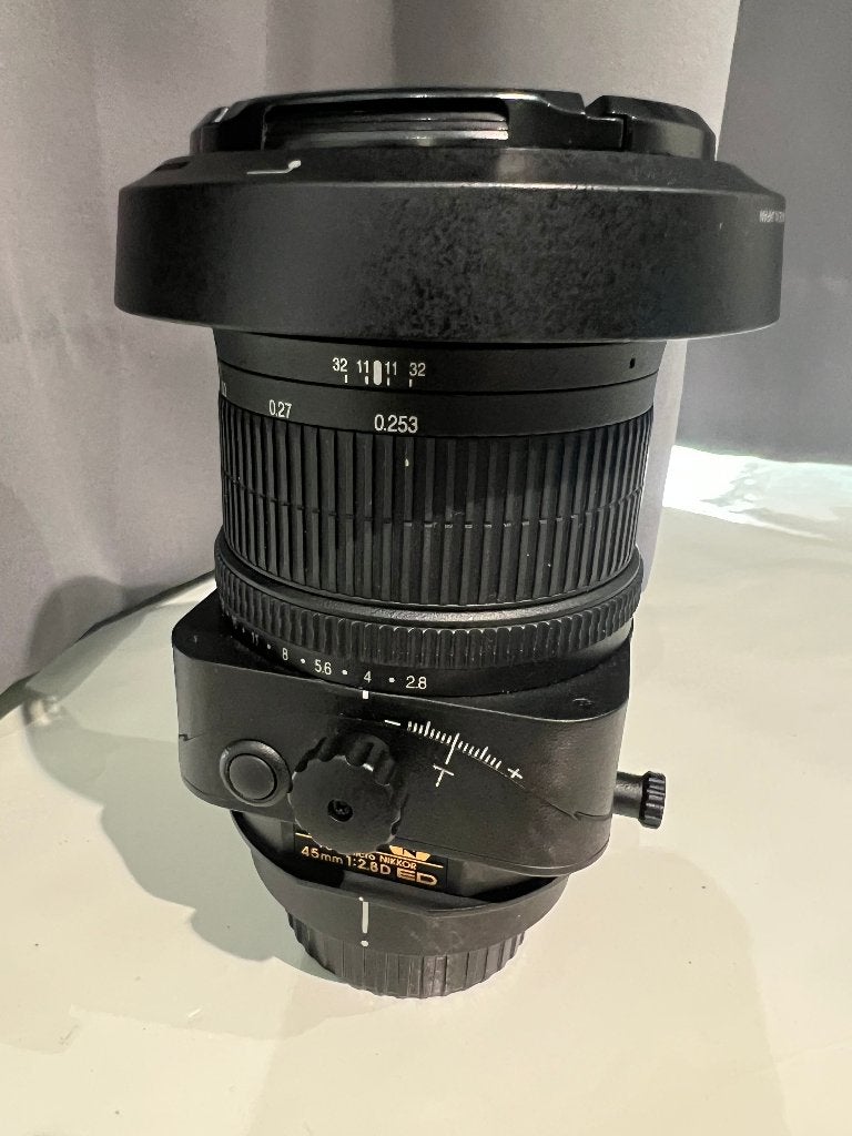 Nikon PC-E Micro-NIKKOR 45mm f/2.8D ED Tilt-Shift, Ophalen, 45 mm, Overige typen, Nikon