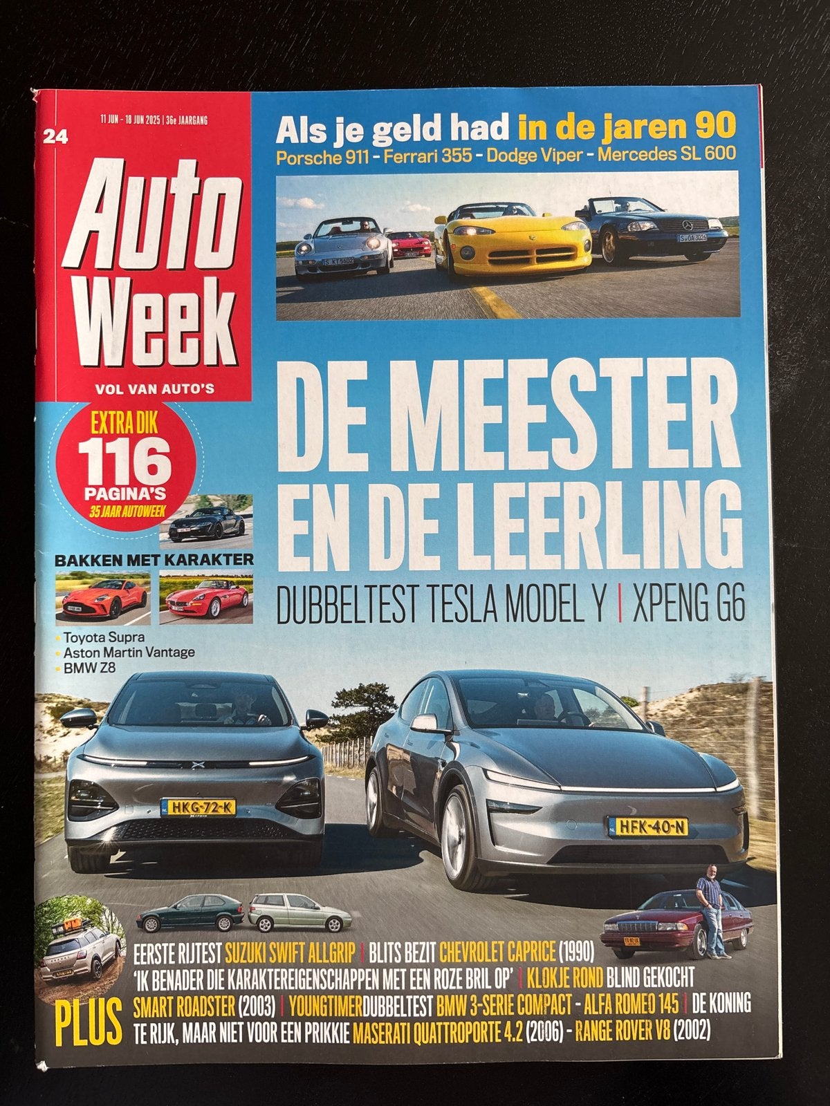 AutoWeek Magazine - 11 juni 2025 - Tesla Model Y & XPENG G6, Ophalen of Verzenden, Nieuw