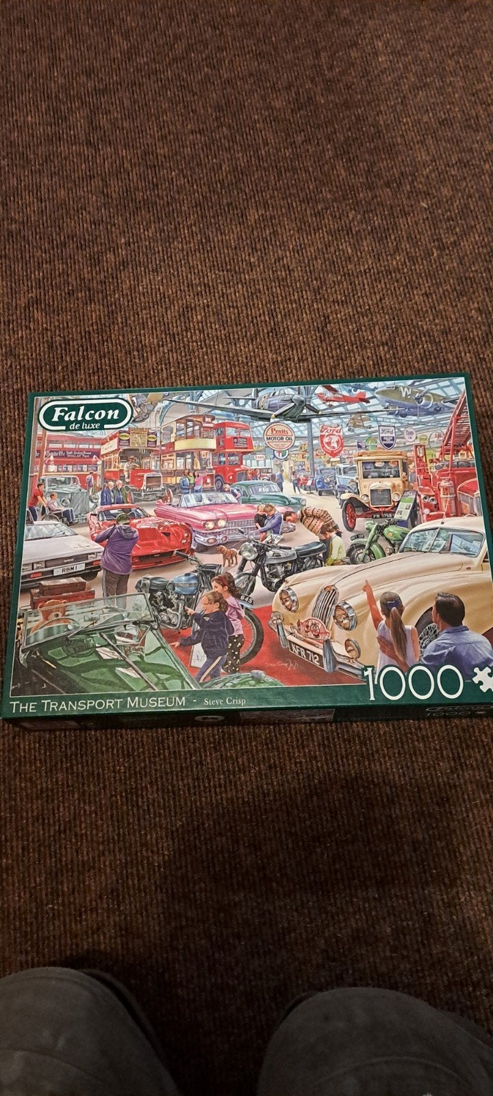 Falcon de Luxe Legpuzzel - The Transport Museum (1000 stuk, Ophalen of Verzenden, Zo goed als nieuw