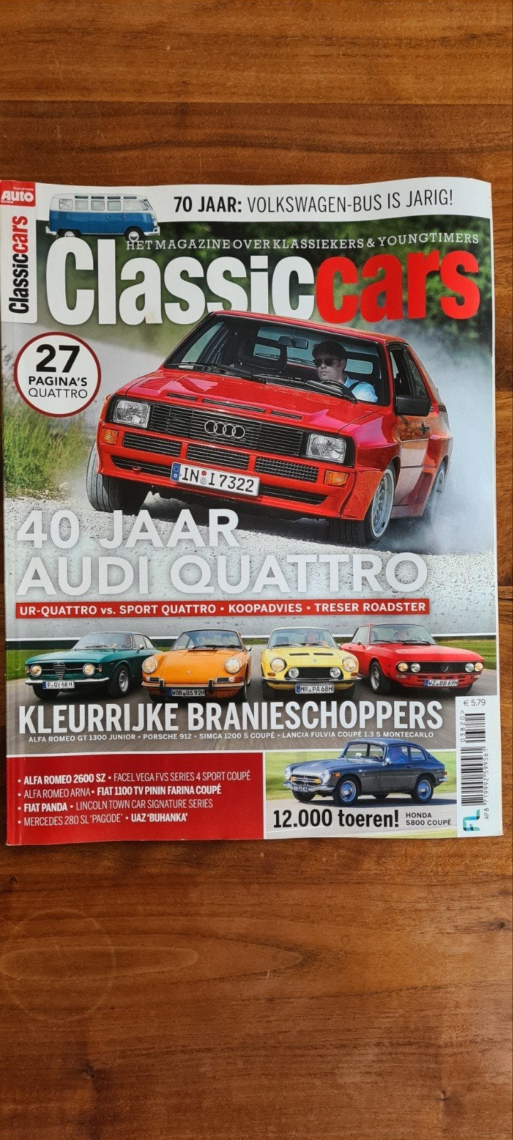 Classic Cars Magazine - 40 jaar Audi Quattro, Ophalen of Verzenden, Zo goed als nieuw, Audi, Diverse auteurs