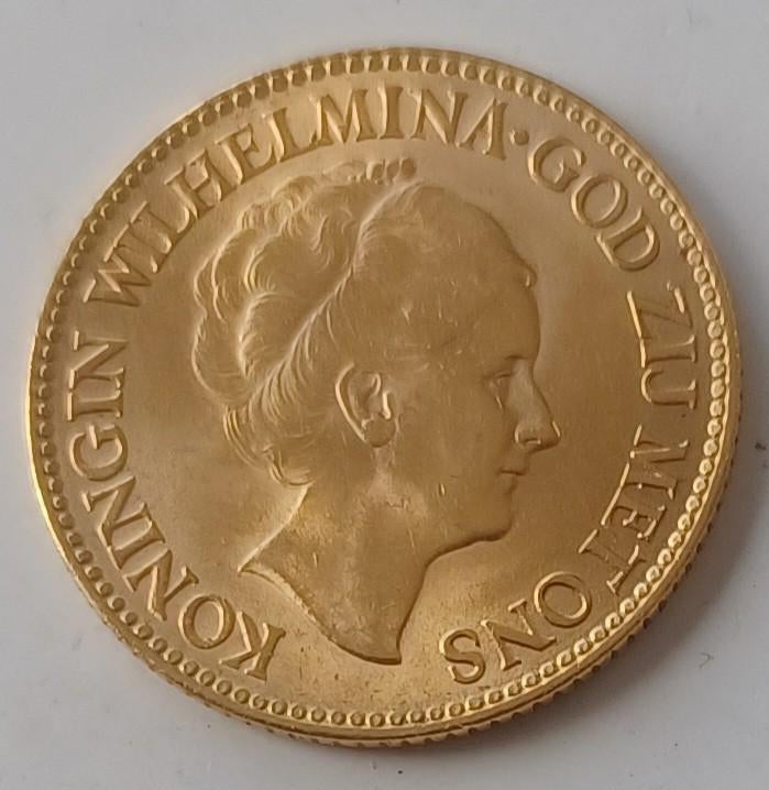 Gouden tientje 1932, Koningin Wilhelmina, Losse munt, 10 gulden, Goud