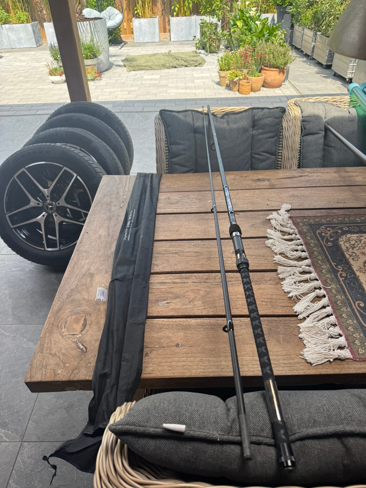 nieuwe saenger sky master 3.0m en 12-45 gr hengels, Ophalen of Verzenden, Nieuw, Werphengel
