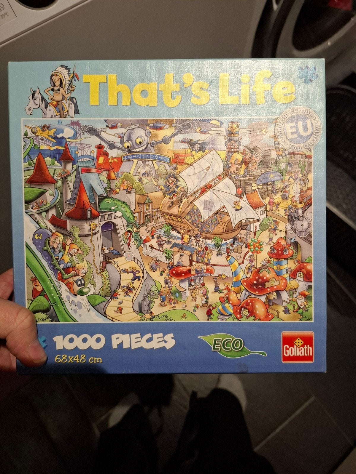 Goliath That's Life Legpuzzel 1000 stukjes, Ophalen of Verzenden, 500 t/m 1500 stukjes, Gebruikt, Legpuzzel