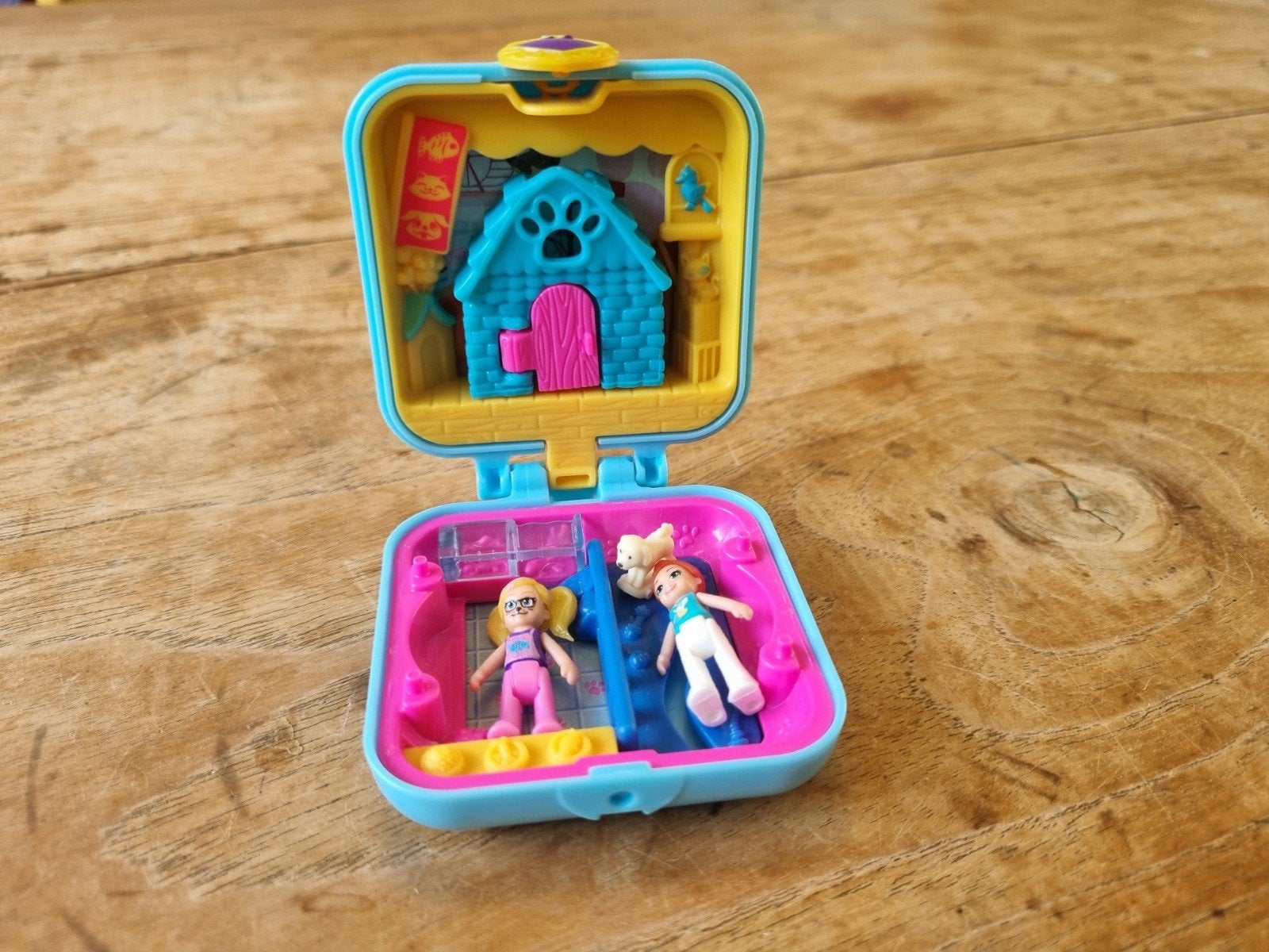 Polly Pocket Speelset uit 2019 met 2 poppetjes, Ophalen of Verzenden, Gebruikt, Meisje
