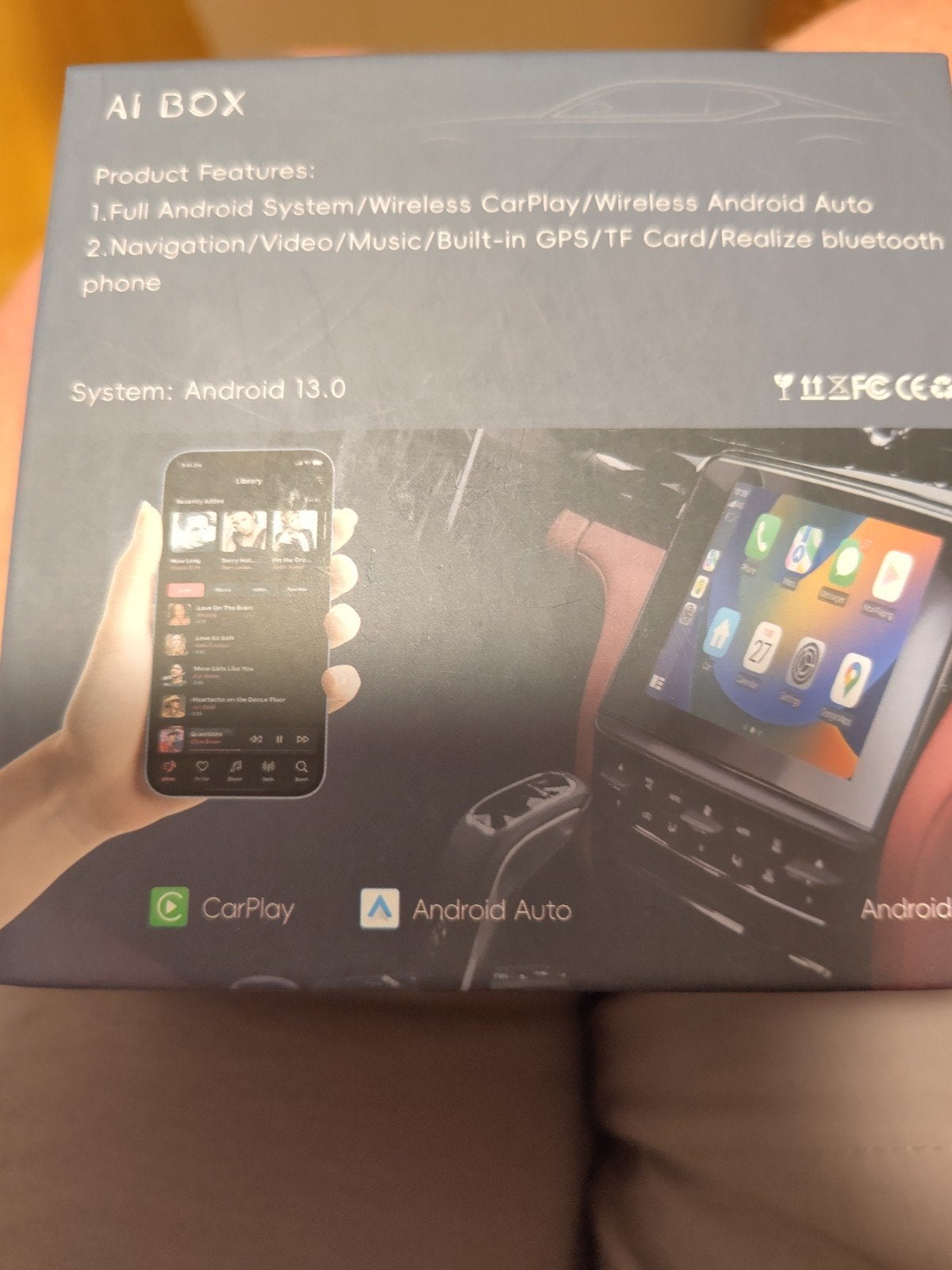 Wireless adapter CarPlay Android Auto, Ophalen, Nieuw