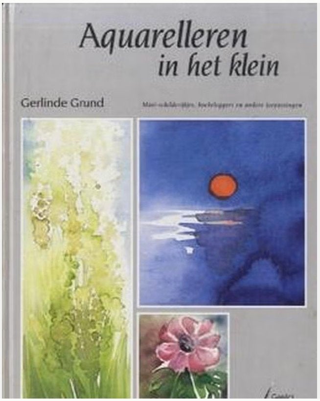 Aquarelleren in het klein - Gerlinde Grund, Ophalen of Verzenden, Zo goed als nieuw, Tekenen en Schilderen