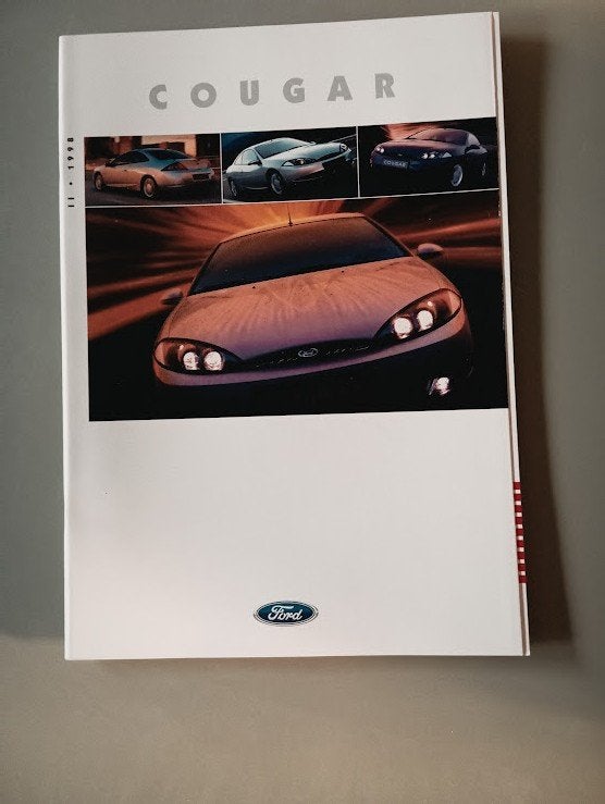 Ford Cougar 11 / 1998 40 pag. Duits, Verzenden, Zo goed als nieuw, Ford