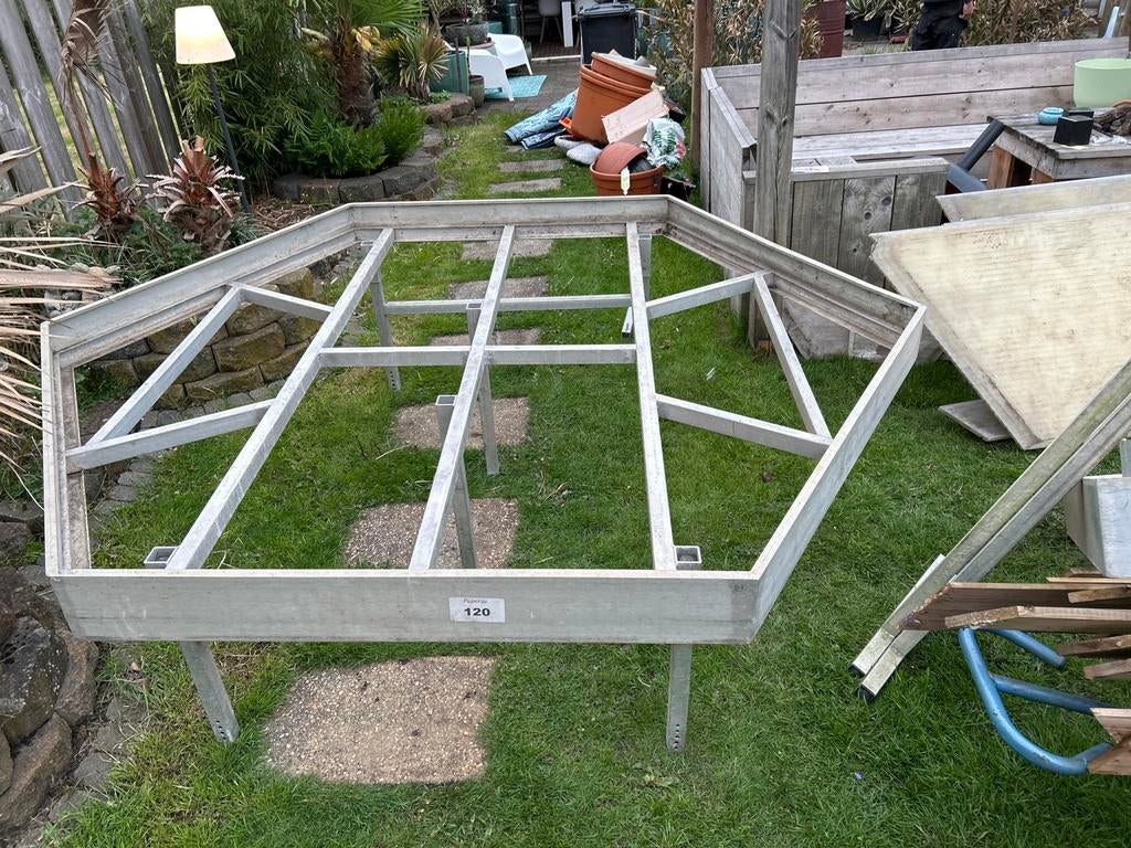 Aluminium kasframe/kweektafel, Overige materialen, Kweekkas, Ophalen of Verzenden, Zo goed als nieuw