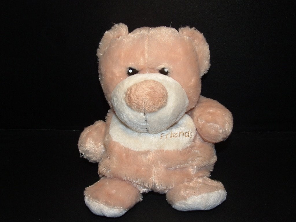 NICOTOY SIMBA BEER HANDPOP VELOURS ECRU MET ROOMWIT, Ophalen of Verzenden, Nieuw, Overige typen
