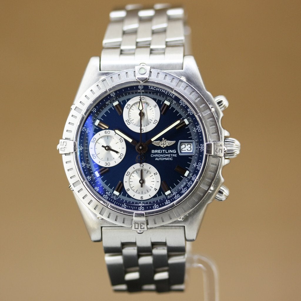 Breitling Chronomat Staal A13352, Sieraden, Tassen en Uiterlijk, Horloges | Heren, Staal, Gebruikt, Staal, Breitling