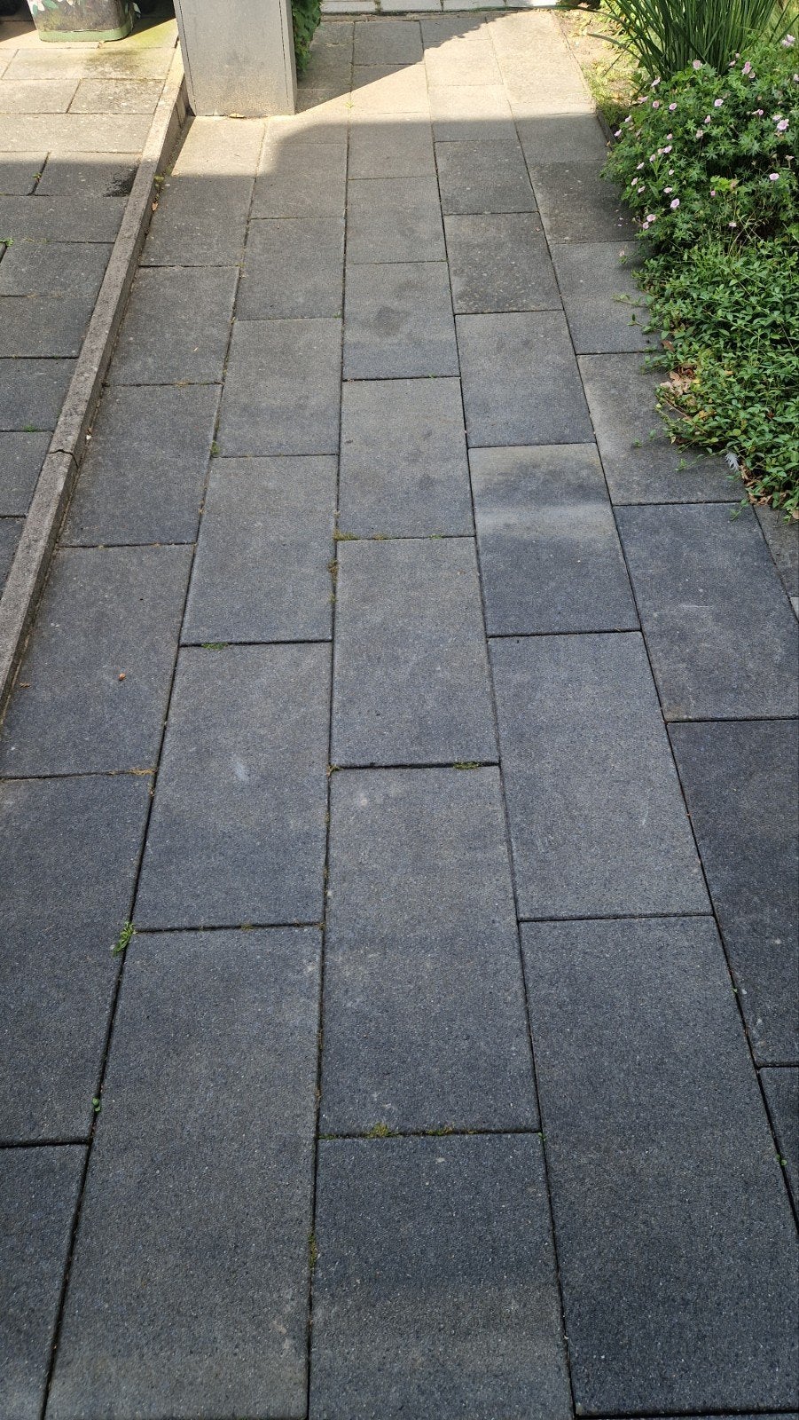 Grijze betontegels, Ophalen, Gebruikt, 5 tot 10 m², Beton