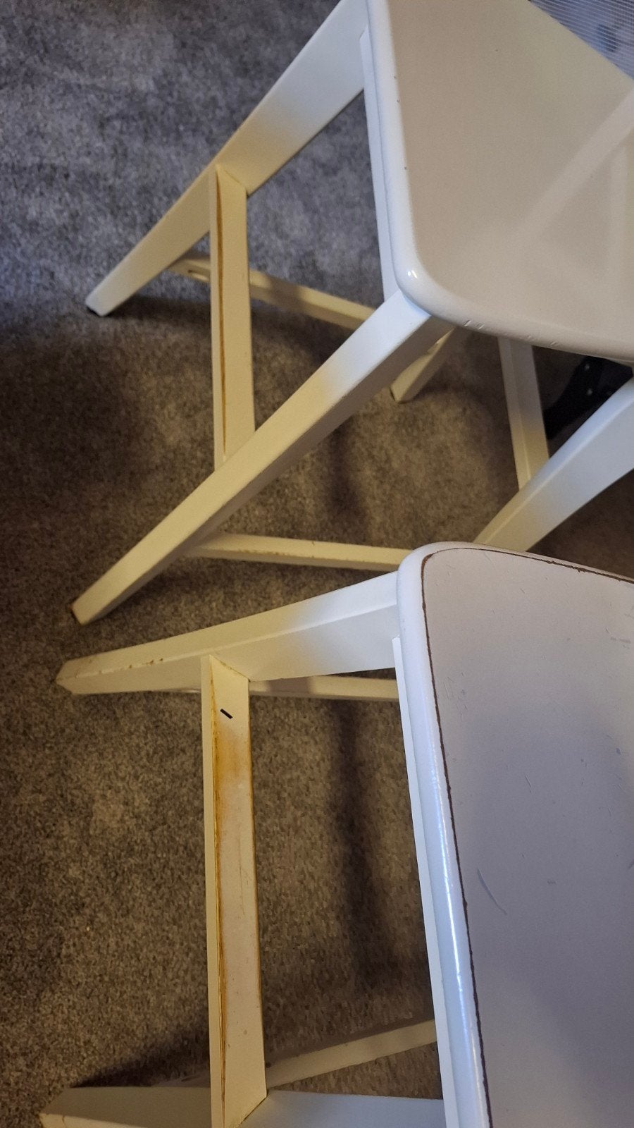 Twee hoge peuter/kind stoelen ikea, Huis en Inrichting, Barkrukken, 2 krukken, Ophalen, Gebruikt, 60 tot 90 cm